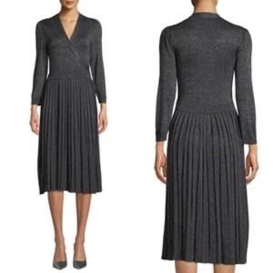 Kate Spade knit silver metallic dress size XL
